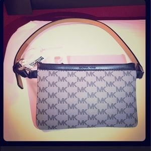Michael Kors Fanny Pack Belt Bag Gray Black